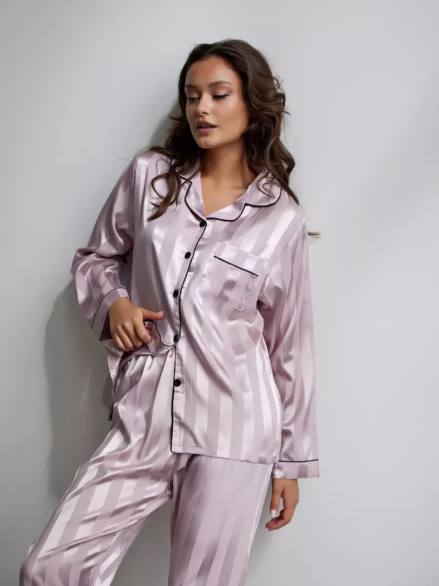 Amaya | Satin-Pyjama Set
