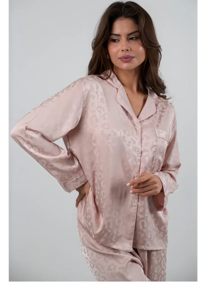 Zaria | Satin-Pyjama Set