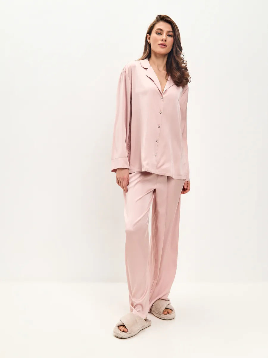 Nayla | Satin-Pyjama Set