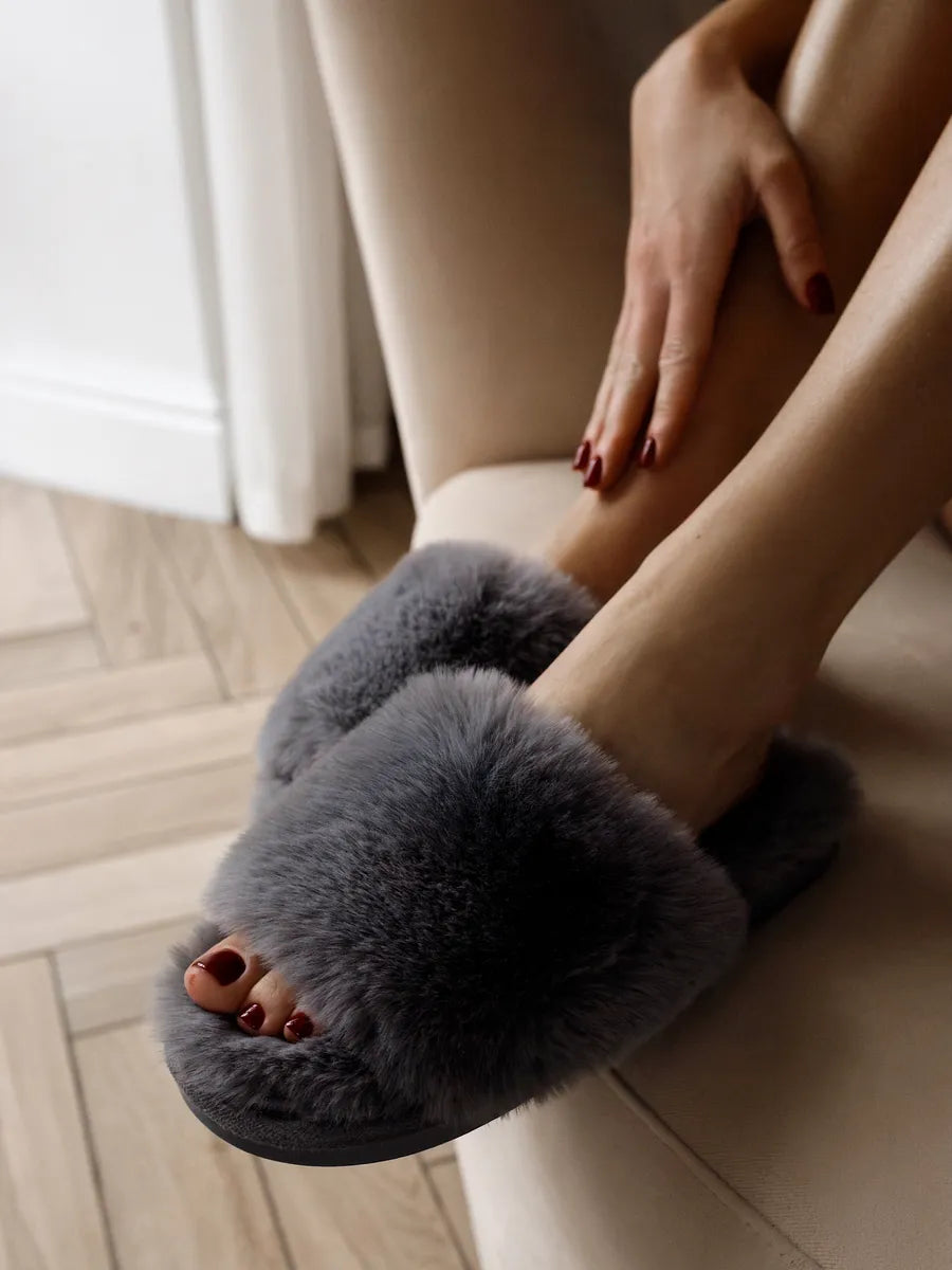 Klara | Fluffy Hausschuhe