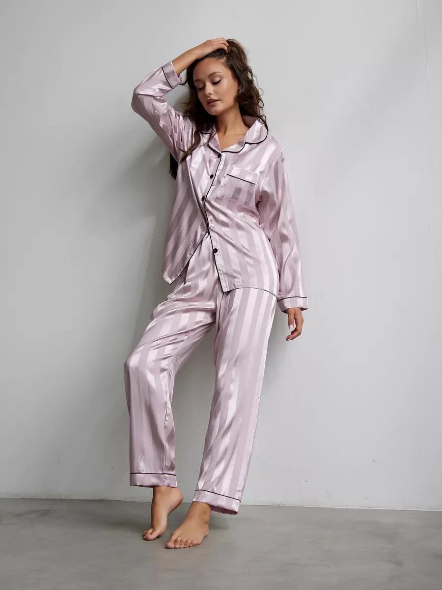 Amaya | Satin-Pyjama Set